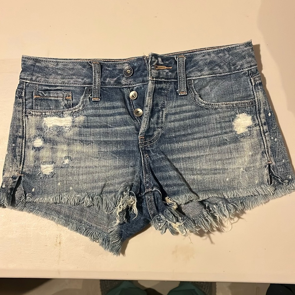Abercrombie denim shorts size 24